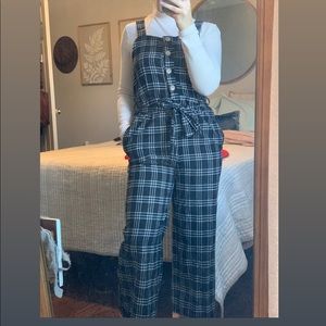 american eagle black jumpsuit